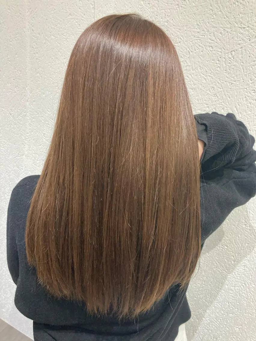 ロング カラー カット ヘアカラー トリートメント 💎髪質改善💎 西森千夏のヘアスタイル