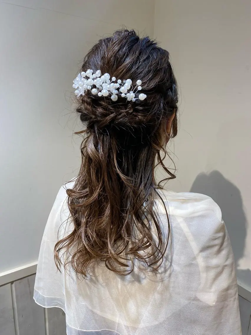 ロング ヘアアレンジ 💖クボ モモ💖のヘアスタイル