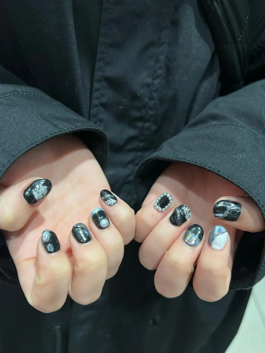 ネイル ハンドネイル なぽ ❤︎長さだし / 韓国nailのネイルデザイン