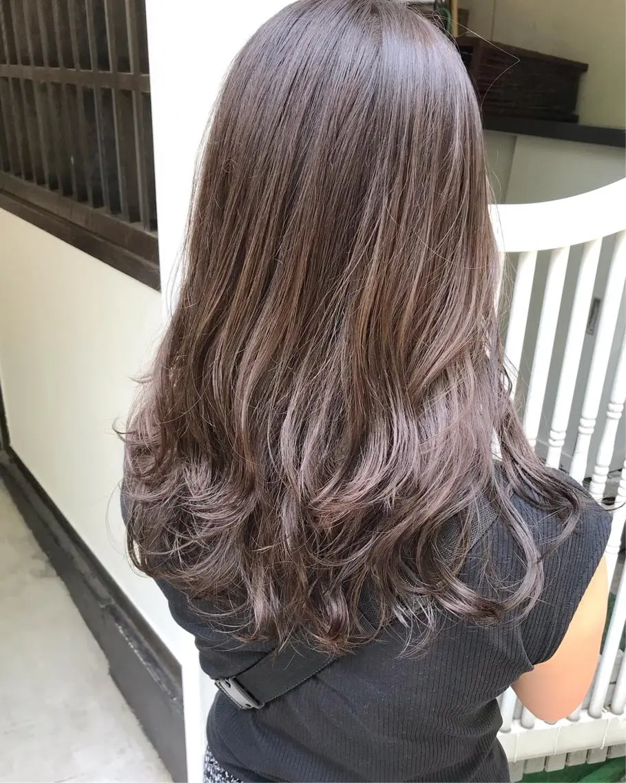ロング カラー ヘアアレンジ レイヤーカット Satsuki ✂︎♡のヘアスタイル