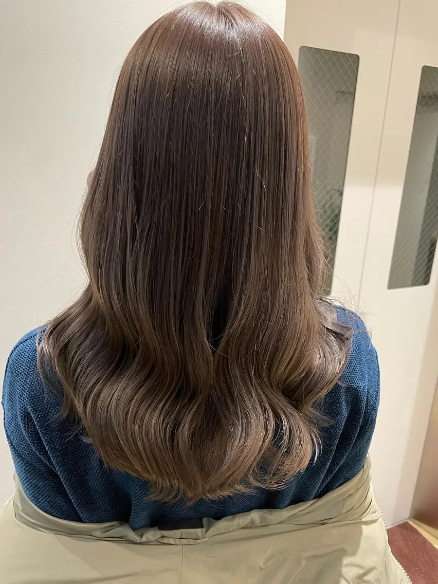 セミロング カラー 美髪形成!色素改善! 秋田 和輝のヘアスタイル