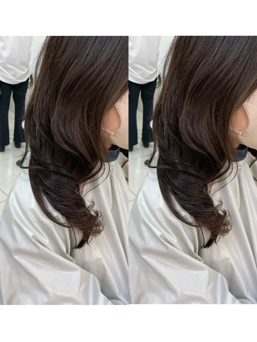 セミロング 🫧ふくだ りな 🕊のヘアスタイル
