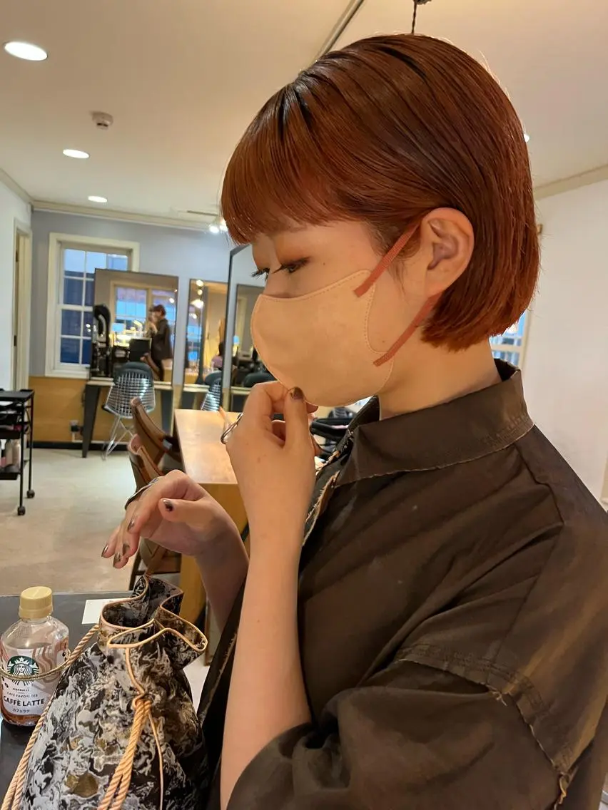 ショート カラー カット ヘアカラー eri kinjoのヘアスタイル