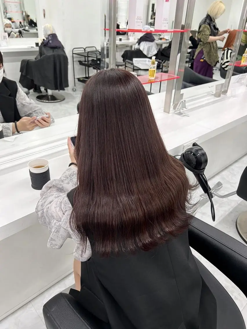 カラー カット ヘアカラー トリートメント ヘアセット girlな暖色ヘア 🪽🫧ハルナ🎀のヘアスタイル