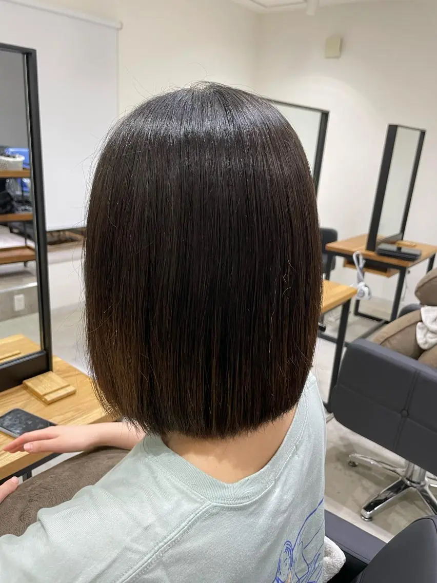 ミディアム anB Bのヘアスタイル