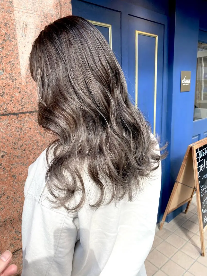 ミディアム カラー ヘアアレンジ カット ヘアカラー ヘアセット TOPSTYLIST 🇬🇧JIMMYのヘアスタイル