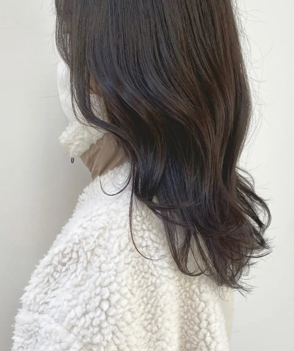 セミロング ヘアカラー トリートメント 🌷pasapas/ すみれ🌷のヘアスタイル