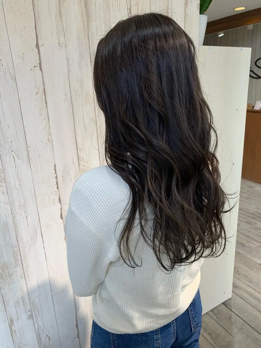 ロング カラー 心斎橋韓国ボブ 好原良真のヘアスタイル