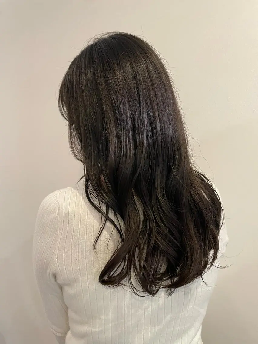 ロング カラー Sana 🦢のヘアスタイル