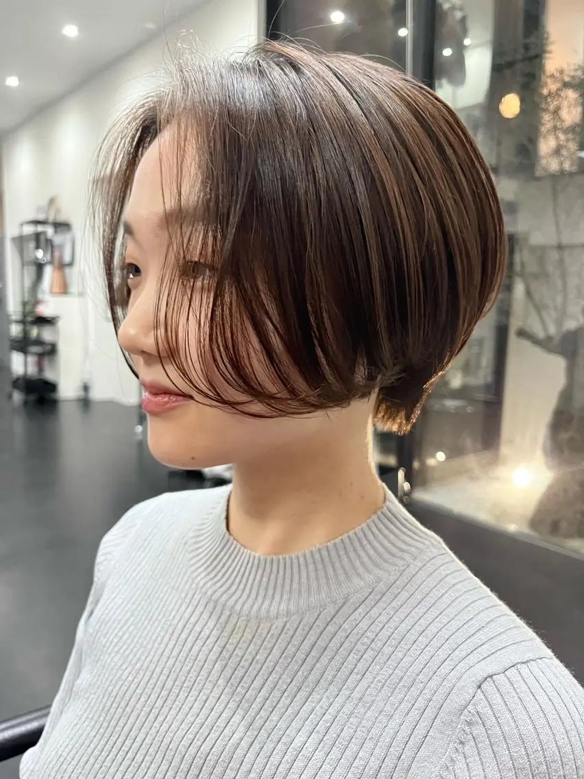 ショート ハンサムショート ショートヘア カット 似合わせパーマ/ 山本銀次郎のヘアスタイル