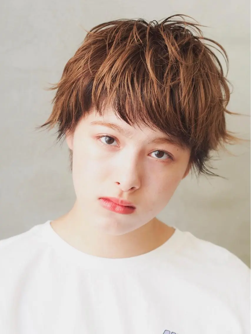 ショート ベリーショート アッシュ ショートヘア ショート・ボブ 徳竹淳一のヘアスタイル