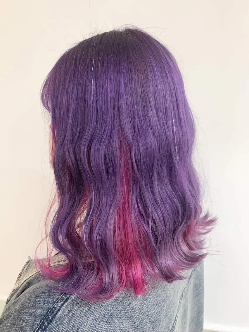 ミディアム カット ヘアカラー トリートメント ☺︎ RIHOのヘアスタイル