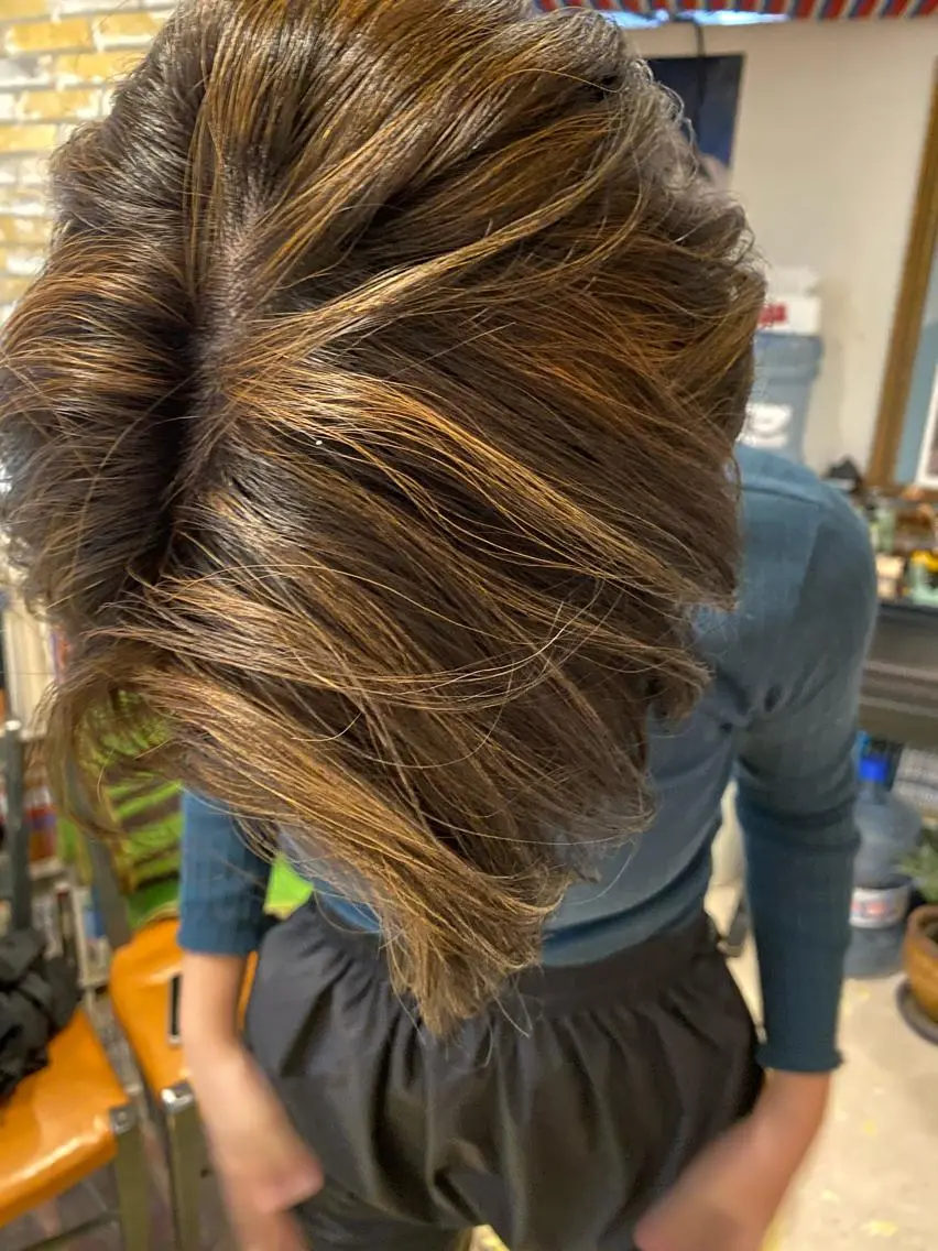 ショート ハイライト Moca 〰️のヘアスタイル