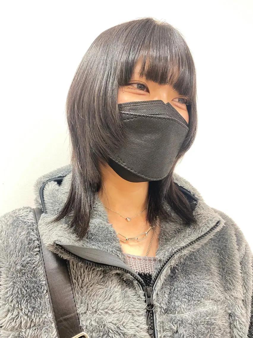ショート パーマ 縮毛矯正 トリートメント ヘアセット ハイトーン/ウルフ /レイヤー/坂野幸伸のヘアスタイル