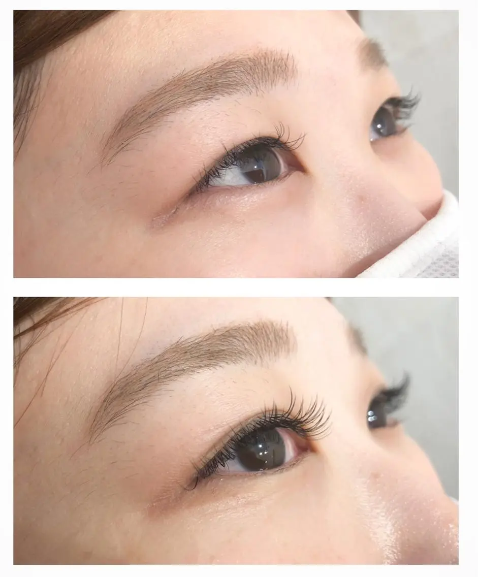マツエク・マツパ フラットラッシュ earlynails AKARIのマツエク・マツパデザイン