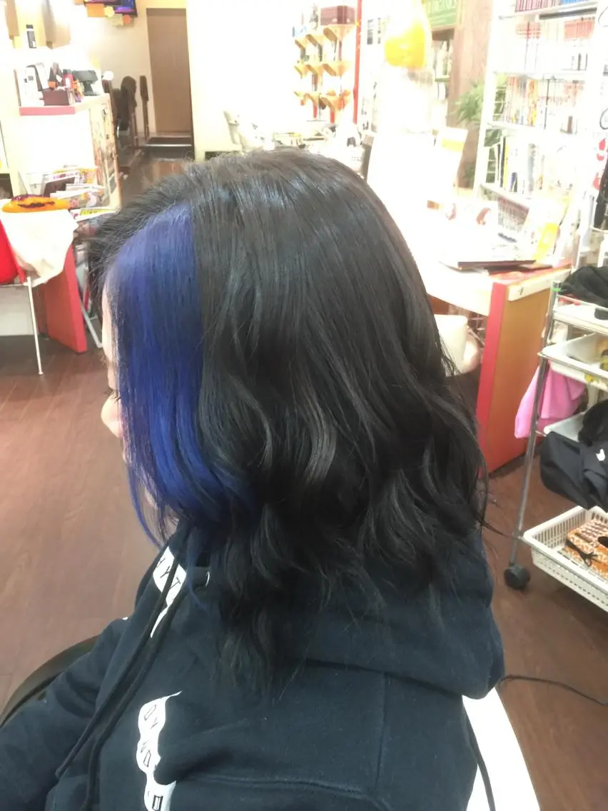 ミディアム カラー アッシュ たけい ゆうきのヘアスタイル