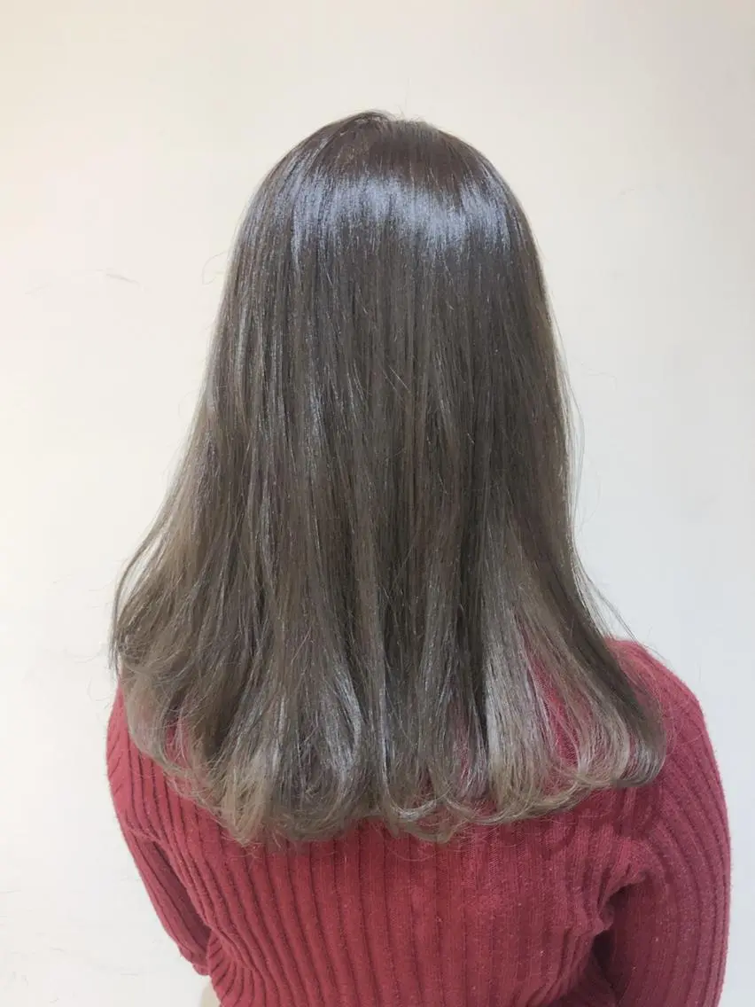 ミディアム 似合わせ艶髪カラー ❤️ハダユミのヘアスタイル