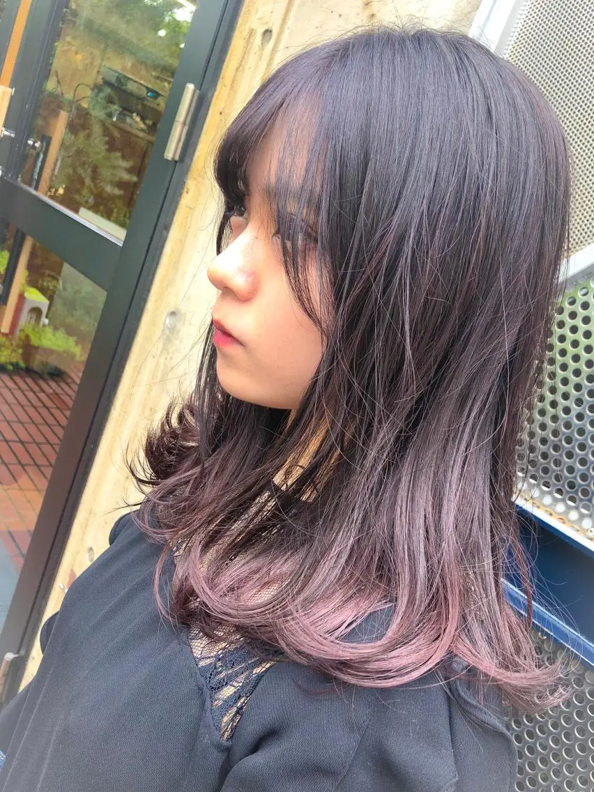 ミディアム カラー アッシュ ラベンダーカラー ラベンダーアッシュ カット ヘアカラー トリートメント ヘアセット センスをお届けします 大谷将生infpのヘアスタイル
