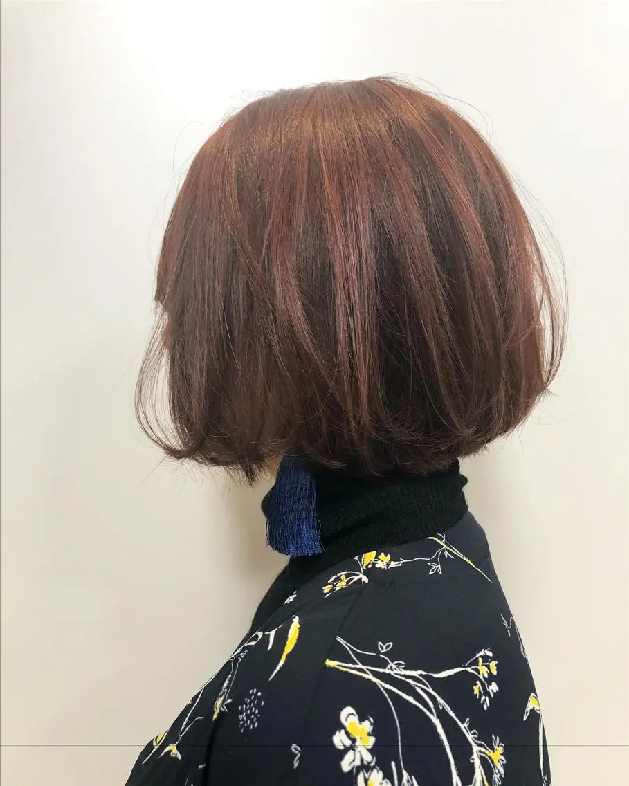 ショート カラー ヘアカラー 荒清  圭以のヘアスタイル