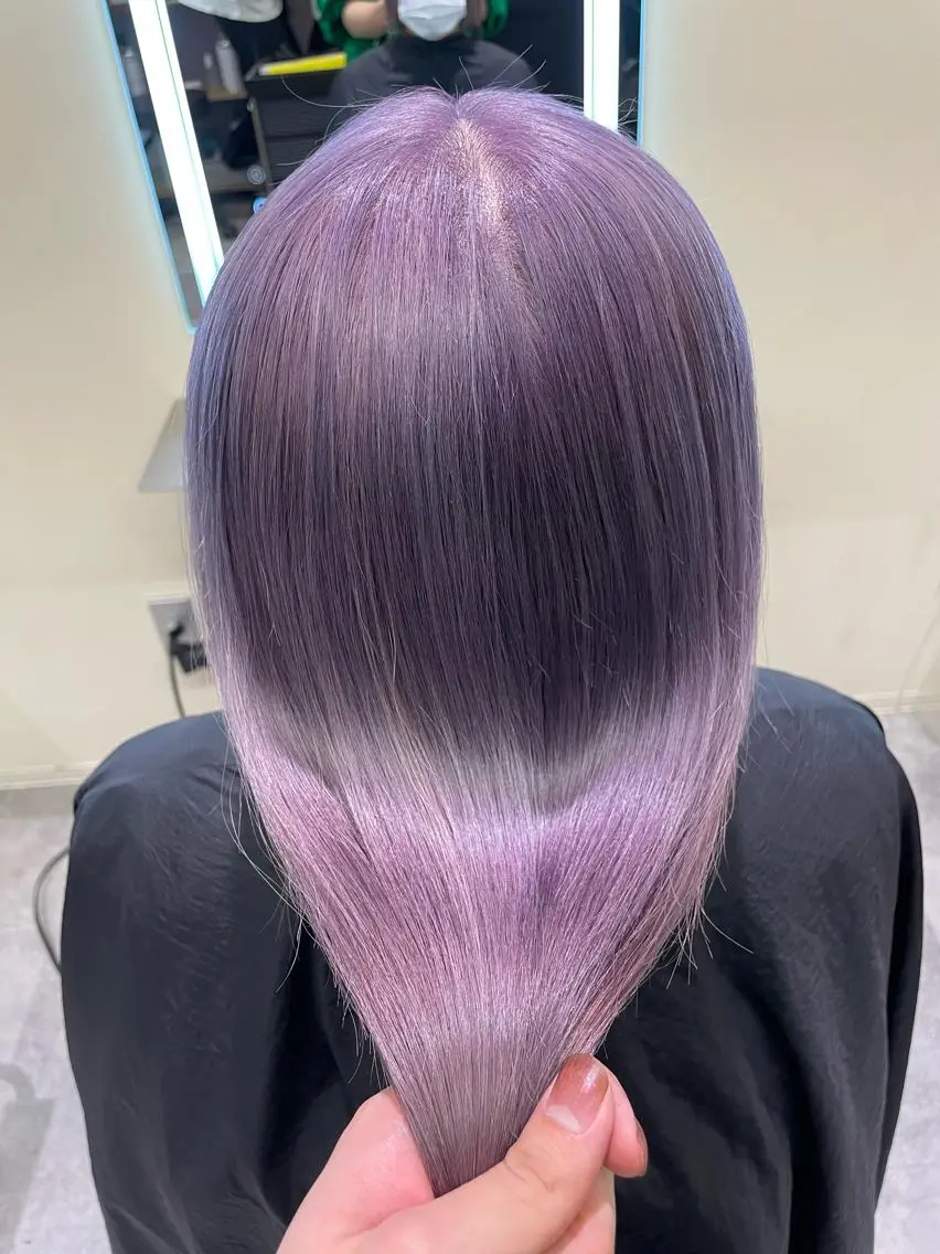 セミロング カット トリートメント ヘッドスパ 韓国レイヤー🇰🇷 美髪縮毛矯正🫧拓海のヘアスタイル