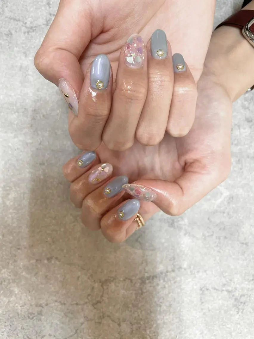 ネイル ホワイト ハンドネイル FASTNAIL PLUS 新宿店のネイルデザイン