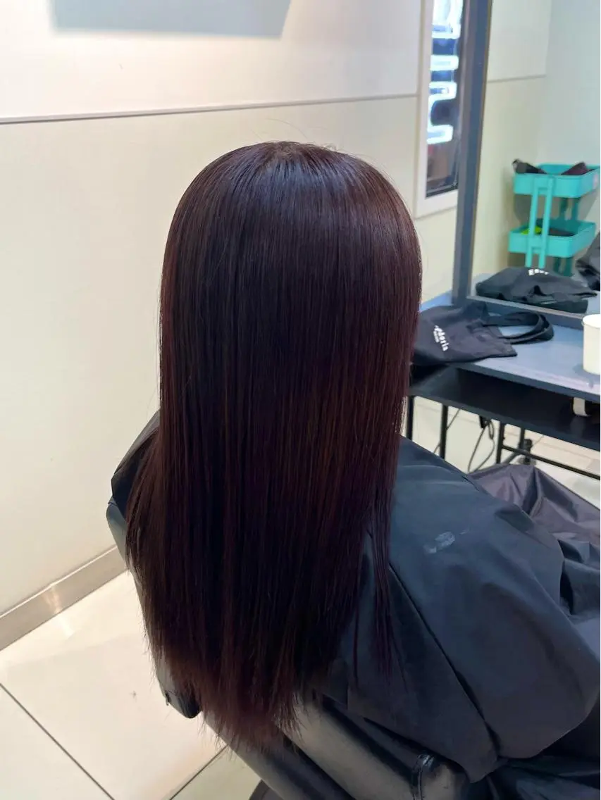 ロング カラー ウルフ🦋顔まわり ❤︎ ͛めいのヘアスタイル