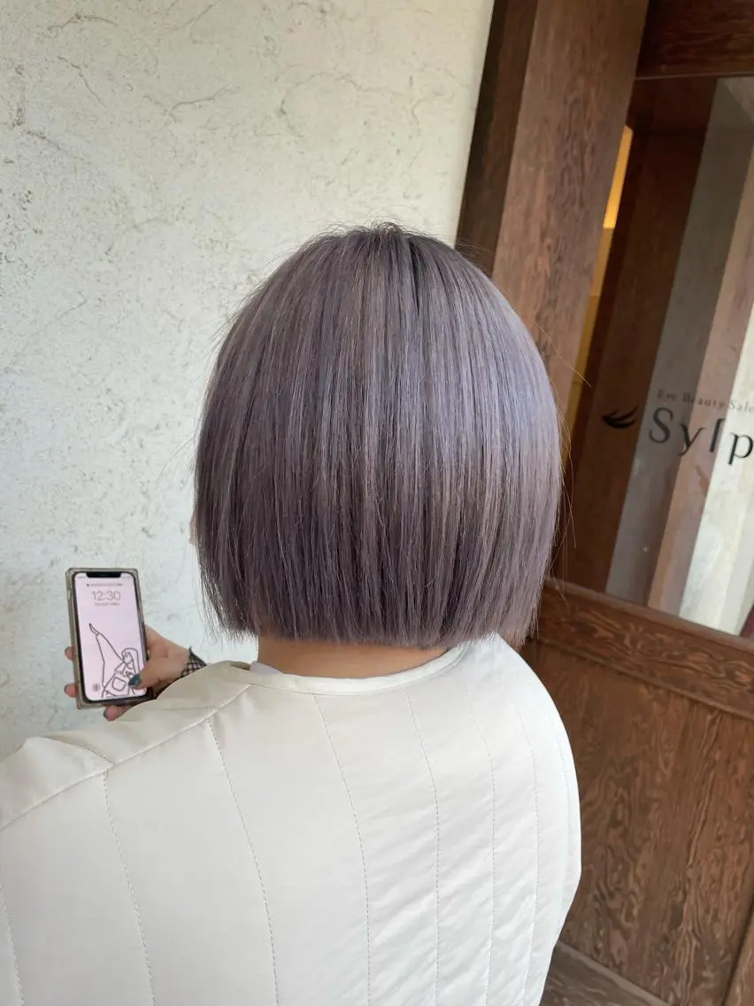ミディアム カラー ヘアカラー トリートメント MATSURI BASE.AWAJIのヘアスタイル