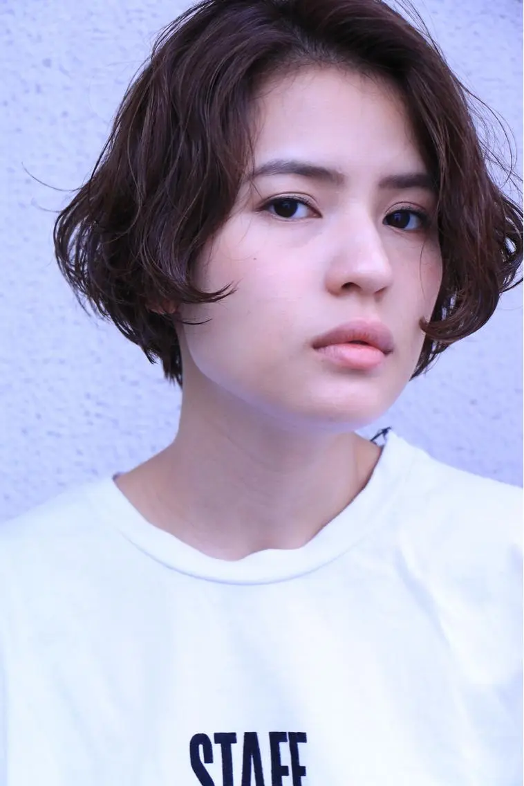 ショート カット ヘアカラー トリートメント 一ノ瀬 暁のヘアスタイル