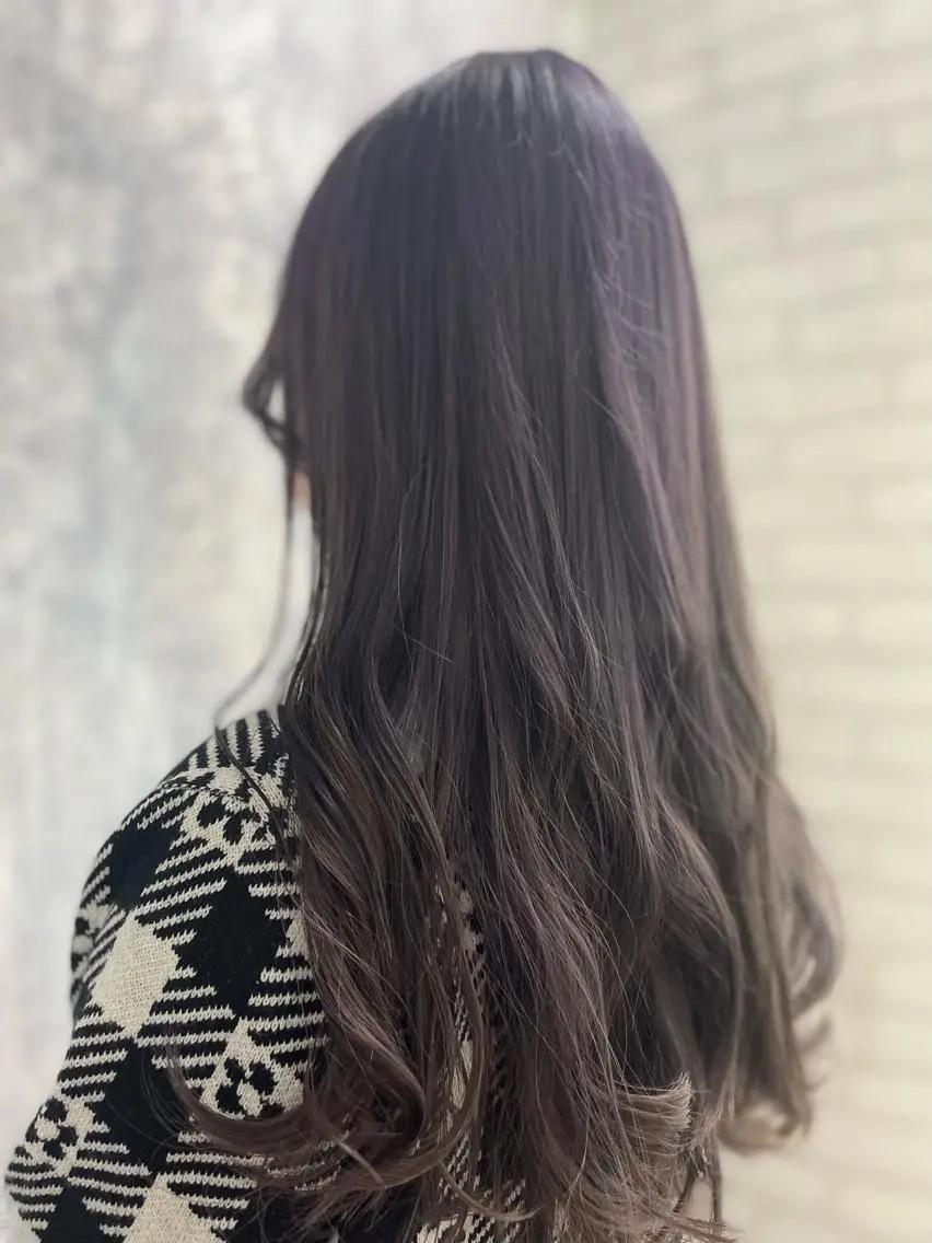 セミロング 詩乃🎀ピンク 暖色系🫧レイヤーのヘアスタイル
