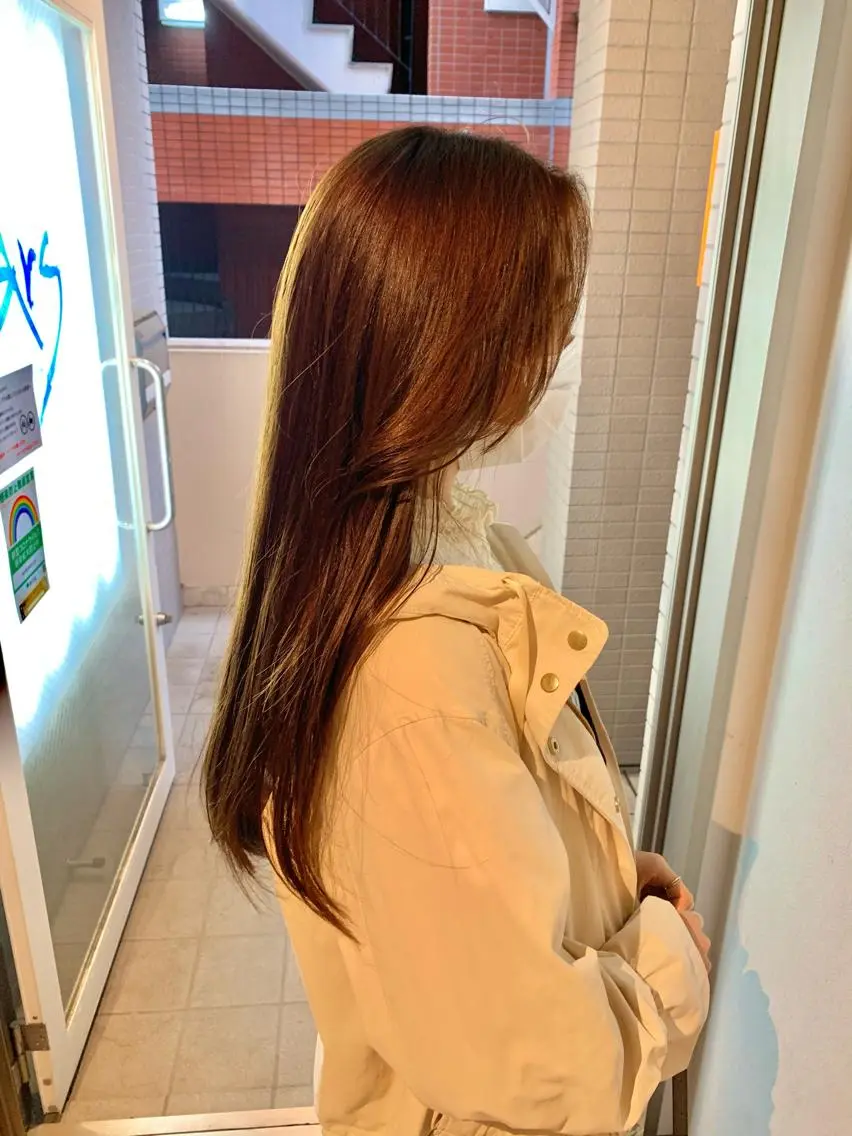 ロング うしだ かおるのヘアスタイル