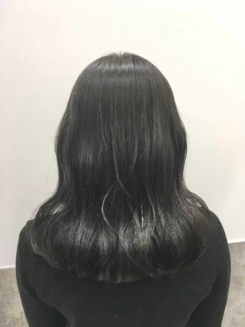 セミロング ヘアカラー トリートメント ヘアセット yoshi ☆のヘアスタイル