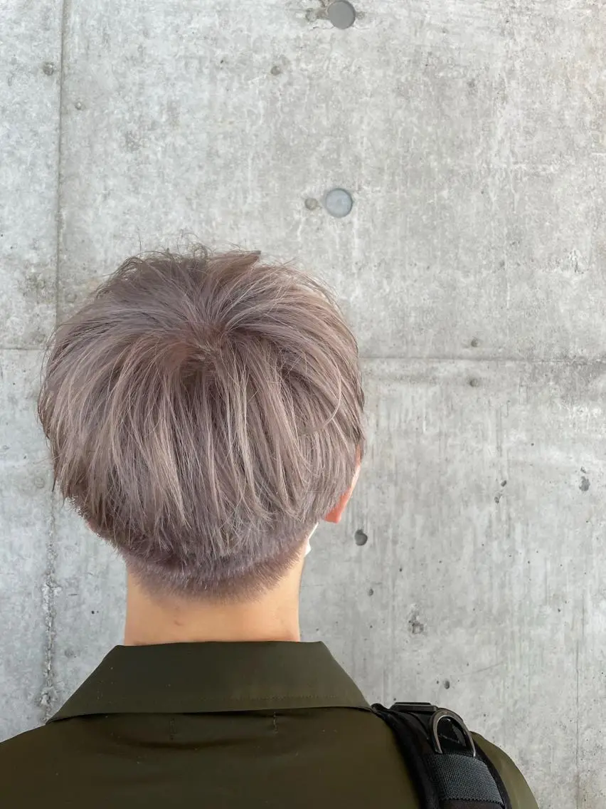 ショート カラー メンズ カット ヘアカラー トリートメント 🔥メンズ特化パーマ 🦖増田弘明🦖のヘアスタイル