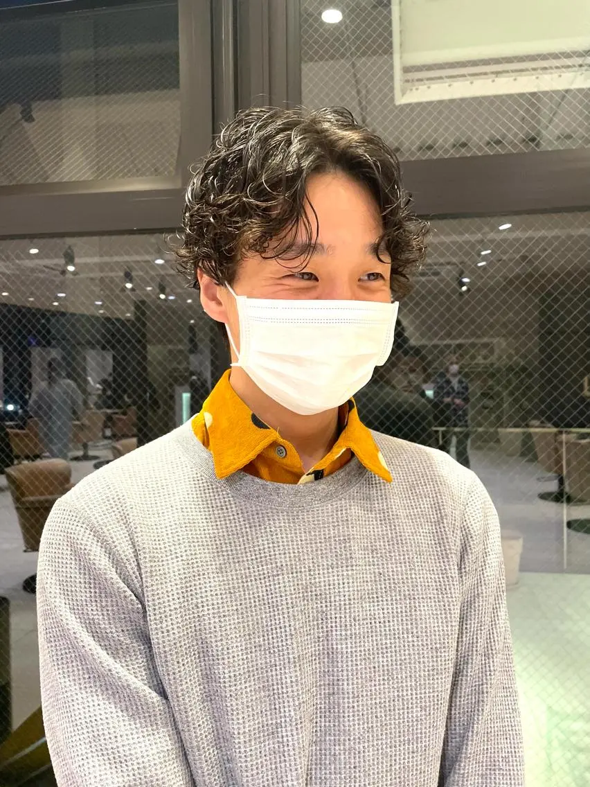 ショート カラー パーマ ヘアアレンジ メンズ HORN hairsalonのその他イメージ