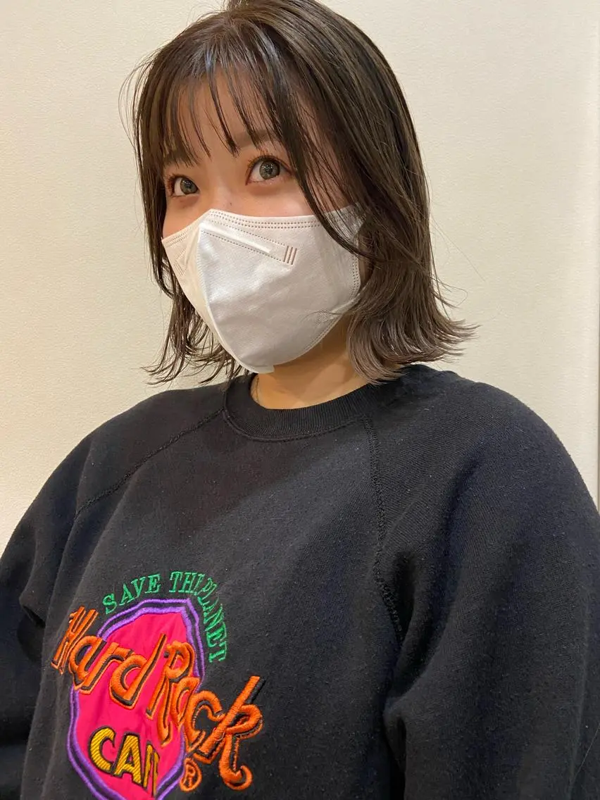 ショート カット ヘアカラー トリートメント ボブ/透明感カラー 🧸YUI❤️のヘアスタイル