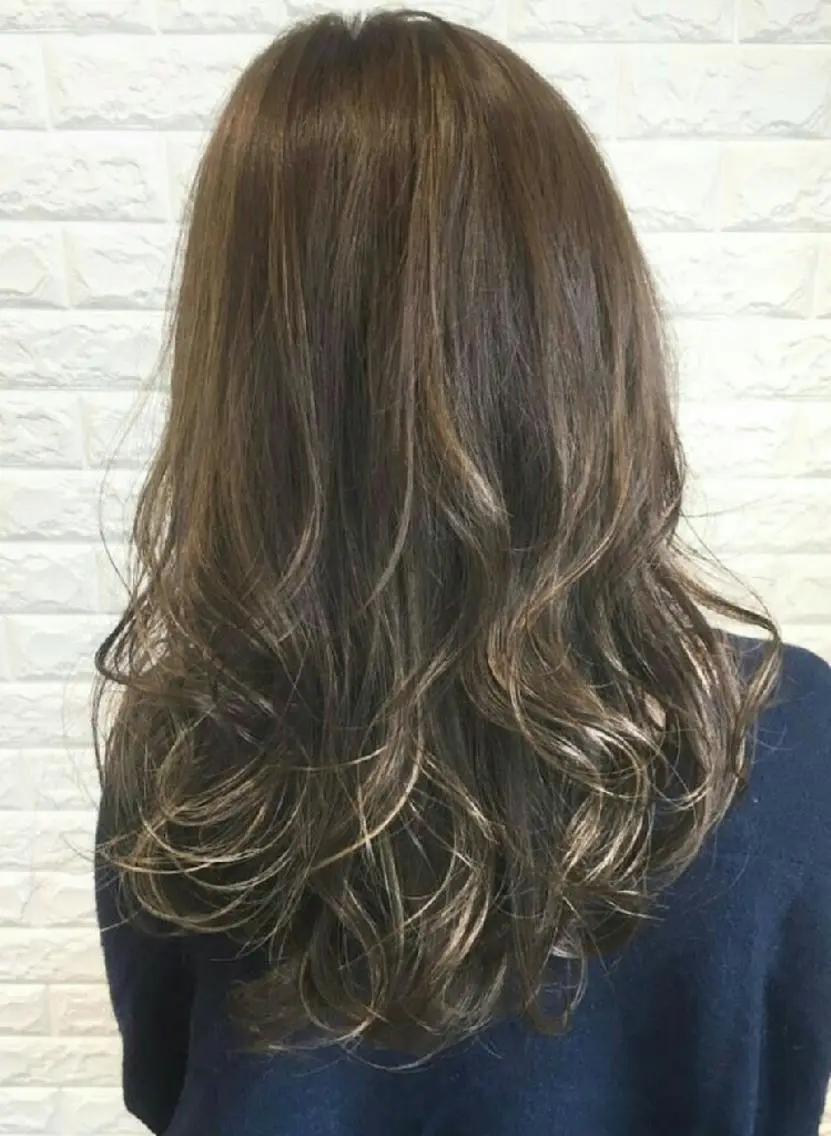 セミロング パーマ セミロングパーマ 畑中秀平💛艶髪💜 Babylon 代表のヘアスタイル