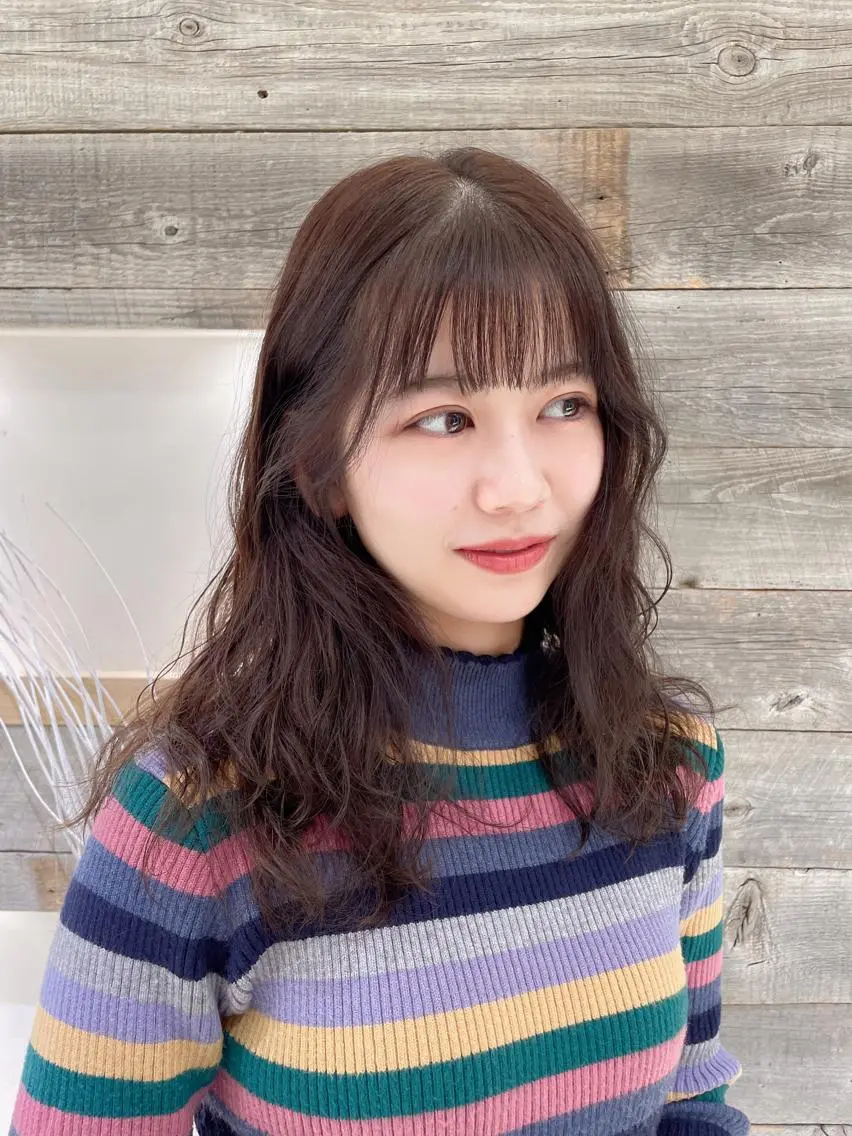 ミディアム ミディアムパーマ HIBIKI/原宿 ハッシュカット🪄のヘアスタイル