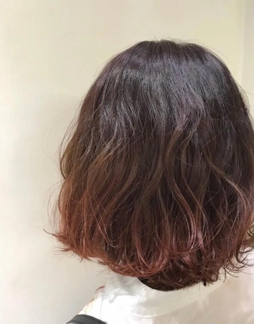 ミディアム カラー カット ヘアカラー MYA 🤍kanaのヘアスタイル