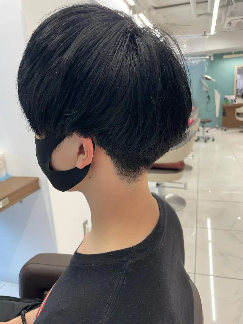 メンズ マッシュ カット ヘアカラー 店長福島成美/髪質 改善縮毛矯正/カラーのヘアスタイル