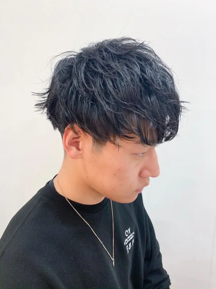 ショート パーマ ヘアアレンジ メンズ カット パーマ トリートメント メンズスタイル ly本厚木のヘアスタイル