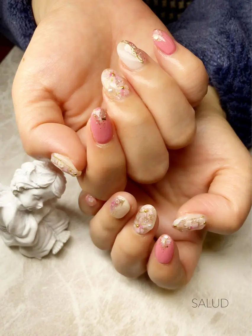 ネイル ハンドネイル Nail Salon SALUDのネイルデザイン