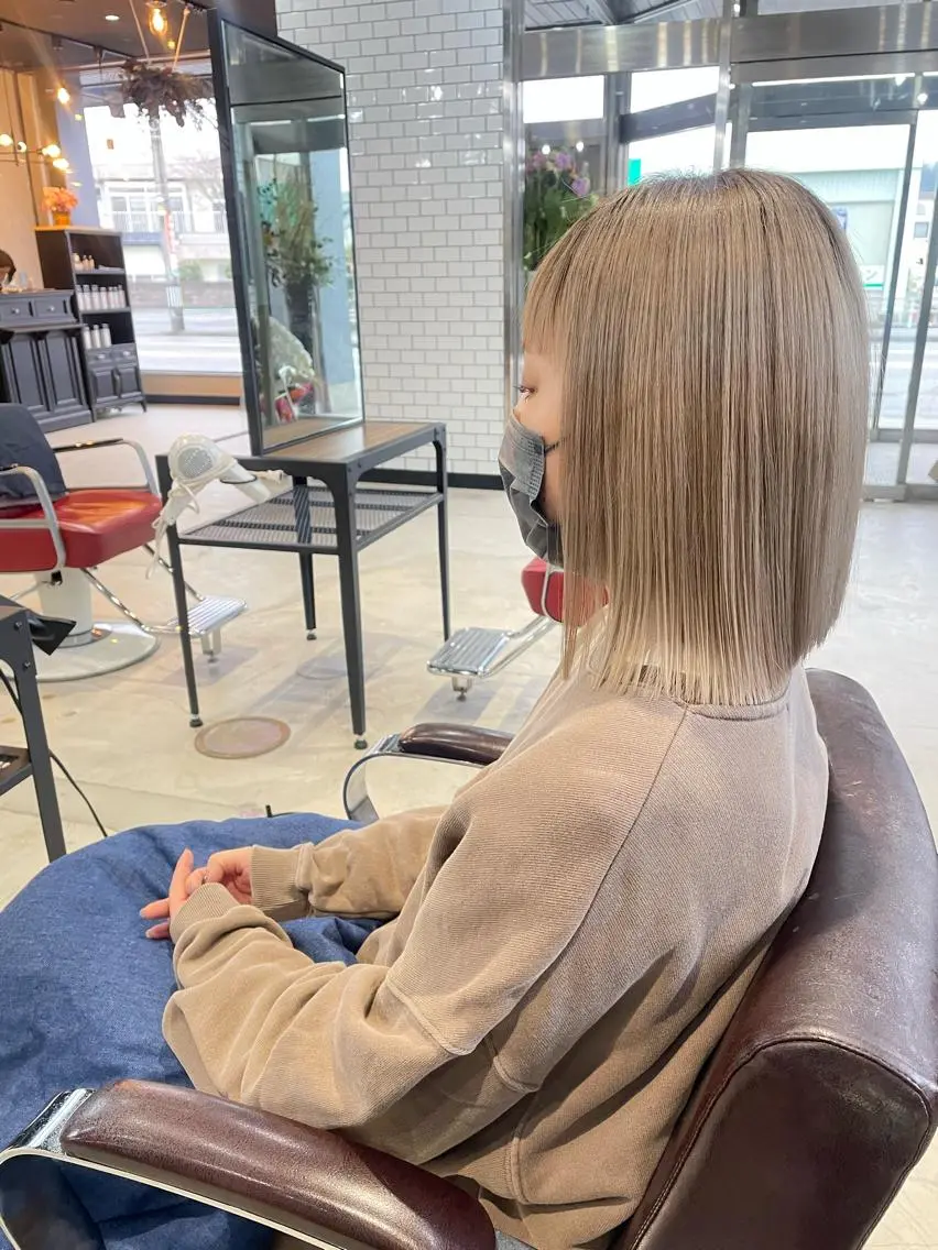カラー ヘアカラー 盛田 修将のヘアスタイル
