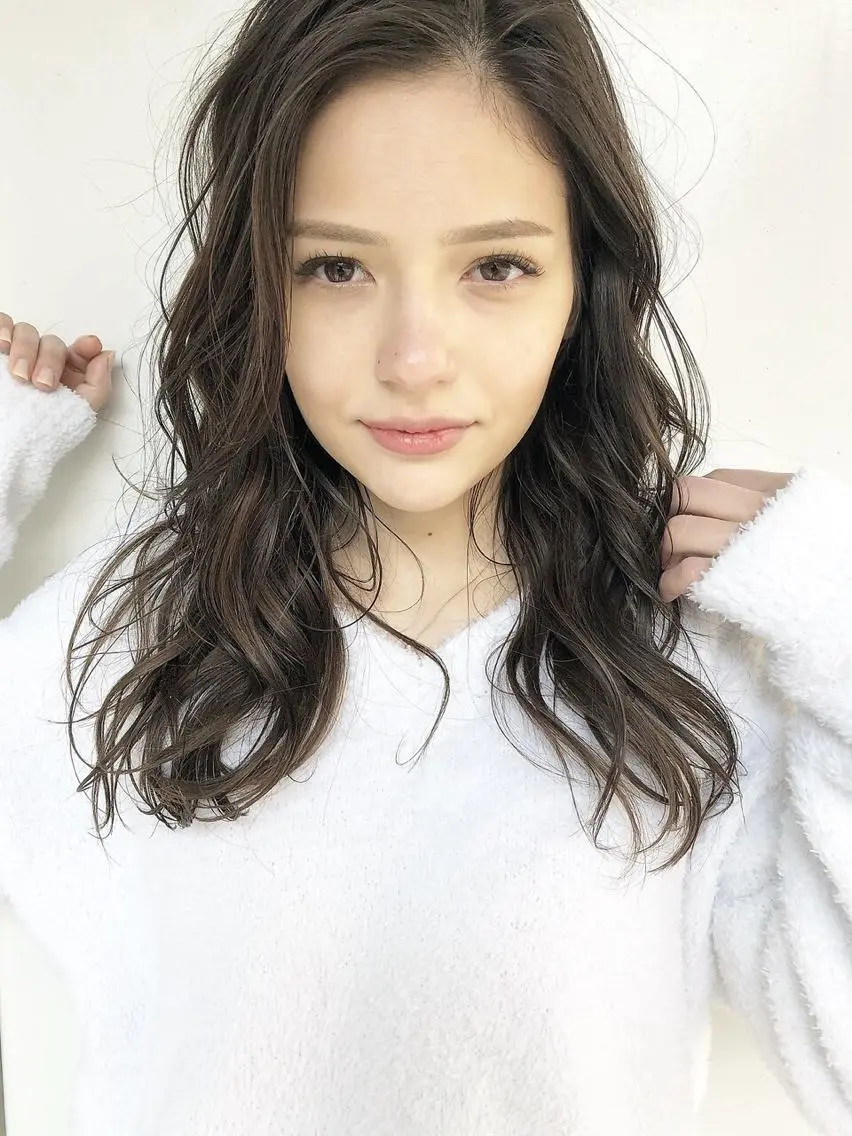 ロング カラー パーマ ヘアアレンジ メンズ キッズ ネイル マツエク・マツパ アイブロウ メンズバレイヤージュ メンズブリーチ メンズハイライト メンズハイトーン メンズインナーカラー 顔まわりレイヤー× 韓国ヘアオタベシンヤのヘアスタイル