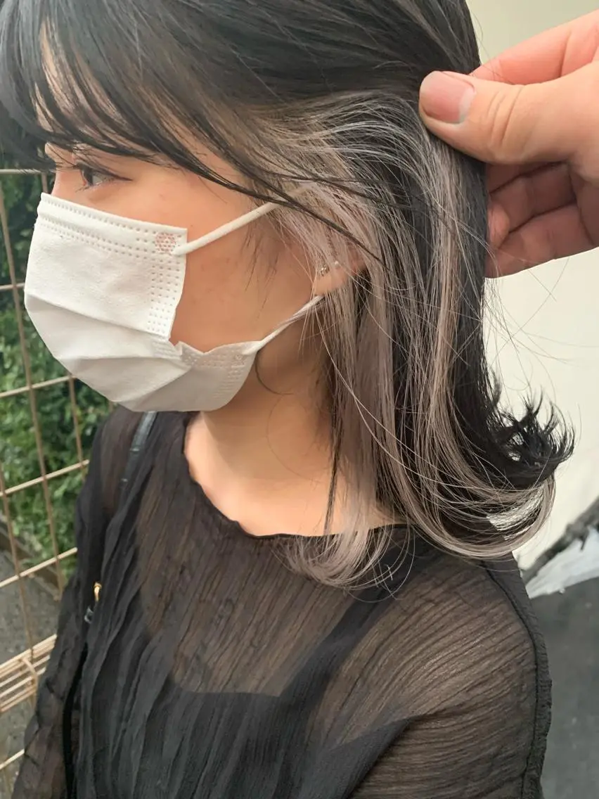 ショート カラー ベージュカラー ホワイトベージュ スダユーヤ 💫推しカラーウルフのヘアスタイル
