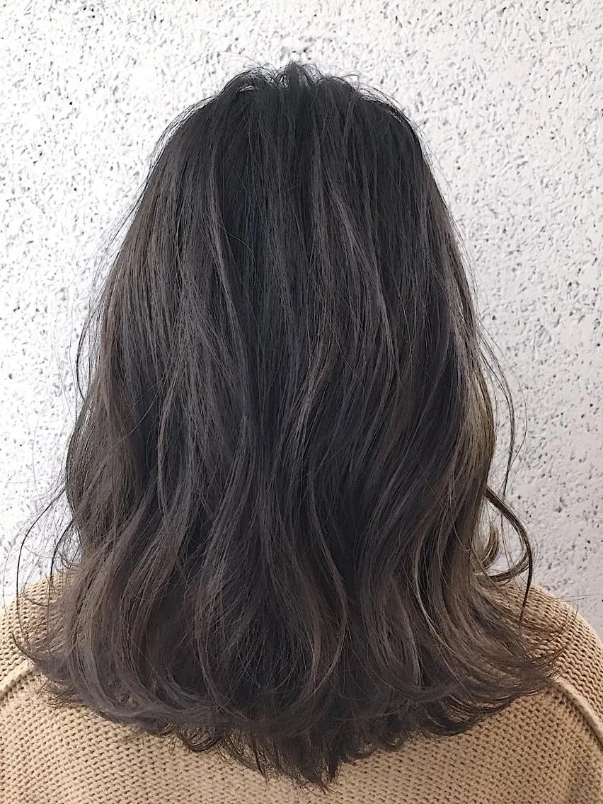 ミディアム カラー パーマ ヘアアレンジ ベージュカラー ハイライトカラー ハイライト ヘアカラー トリートメント ヘアセット ✨ハイクオリティ✨ 山本香也のヘアスタイル