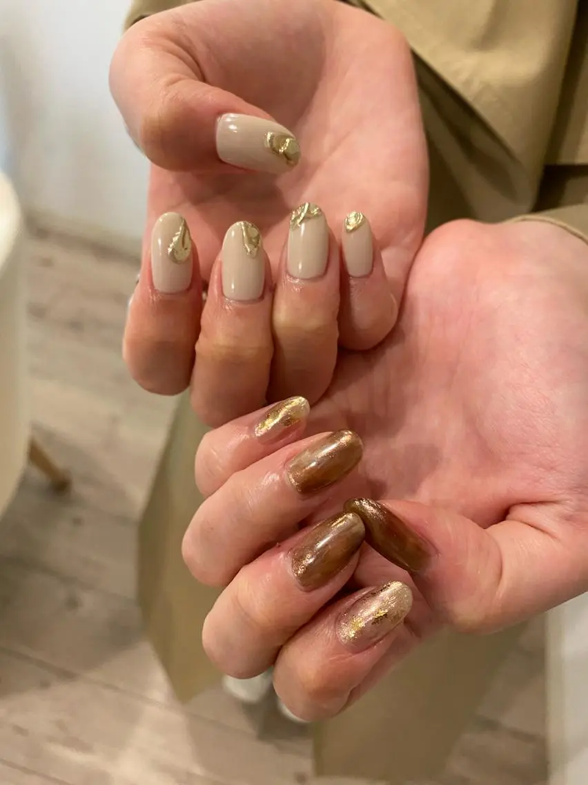 ネイル ハンドネイル 【LINON】 airiのネイルデザイン