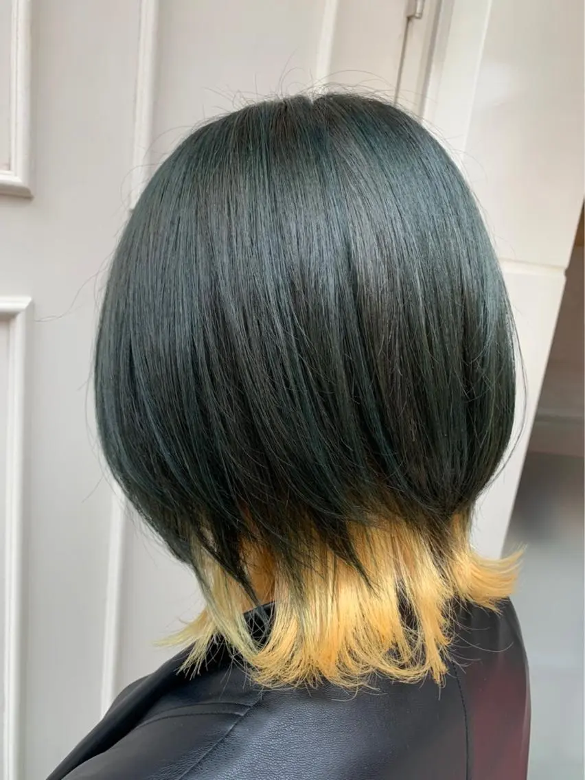 ショート カラー イエローカラー 🫟Blanco🫟 Color&Careのヘアスタイル