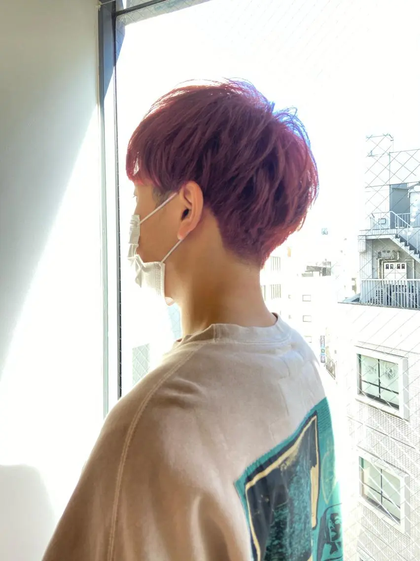 カラー メンズ SAITO YUTAのヘアスタイル