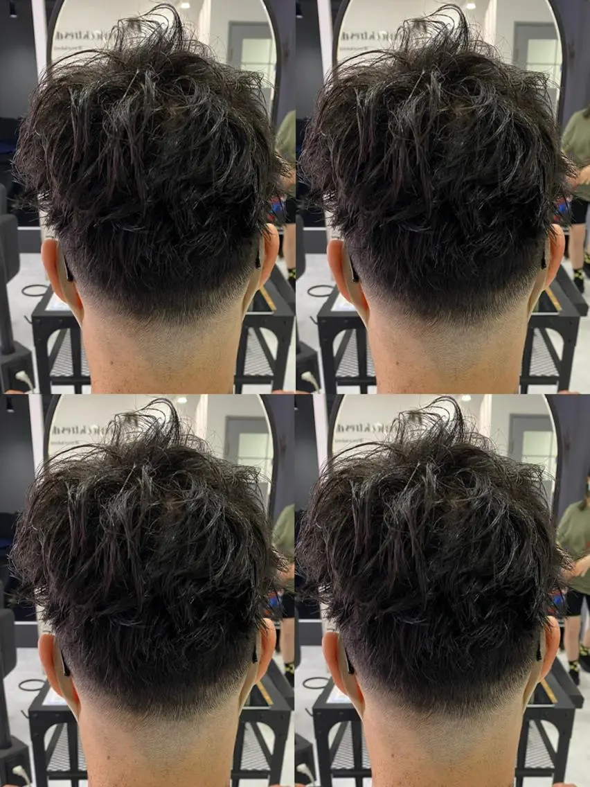 ショート カラー パーマ ヘアアレンジ メンズ 🔥メンズパーマ 特化 渡辺一翔のヘアスタイル