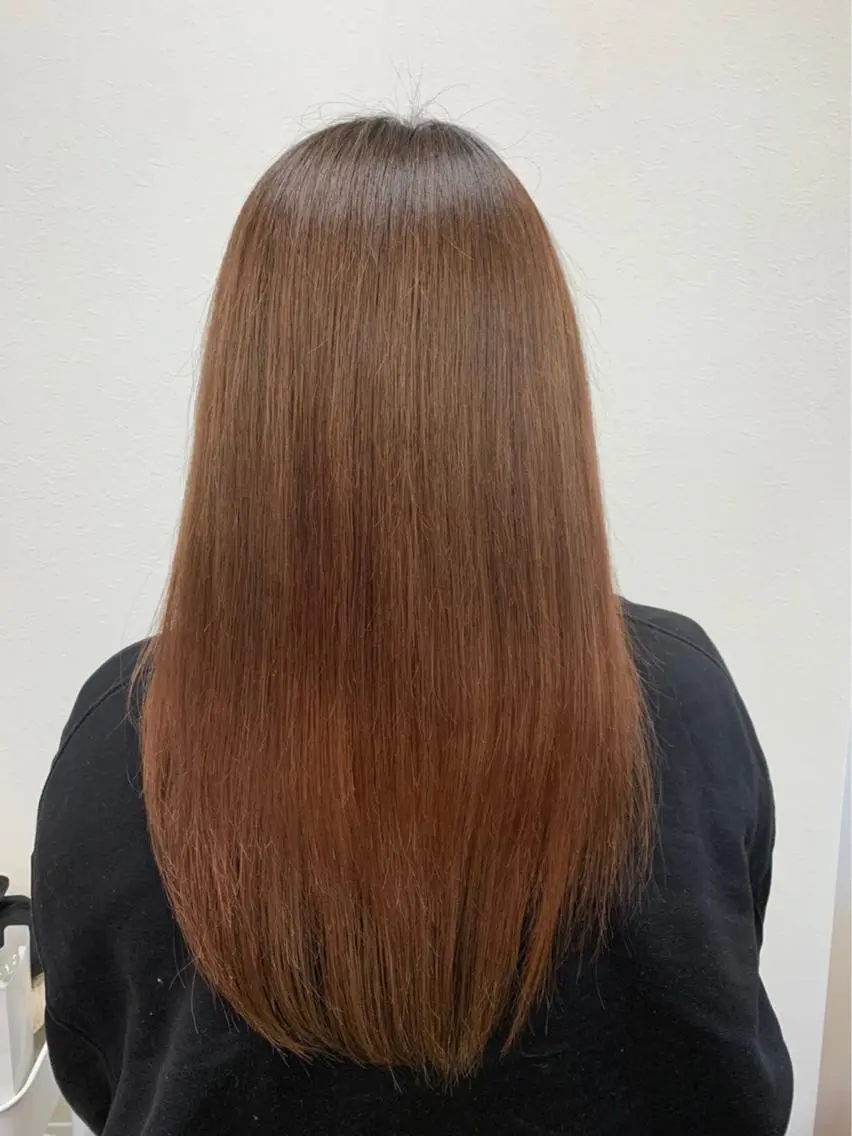 ロング トリートメント 酸熱トリートメント たけだ れなのヘアスタイル