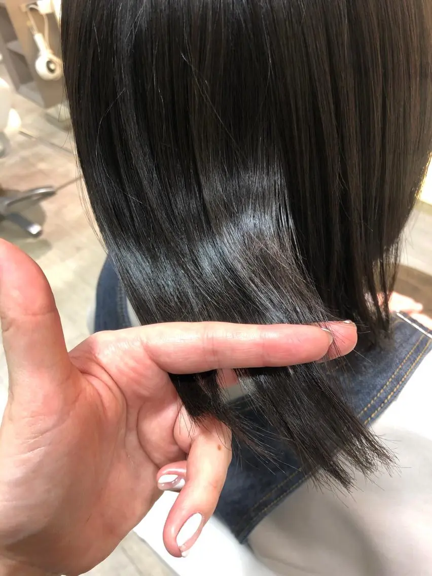 ミディアム トリートメント 松佐 ゆかりのヘアスタイル